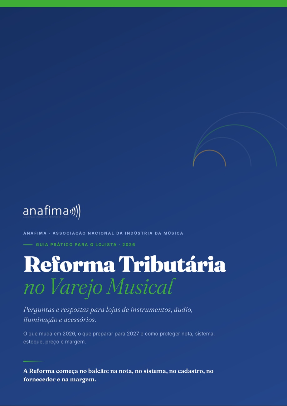 Capa do guia para lojas de áudio e instrumentos musicais