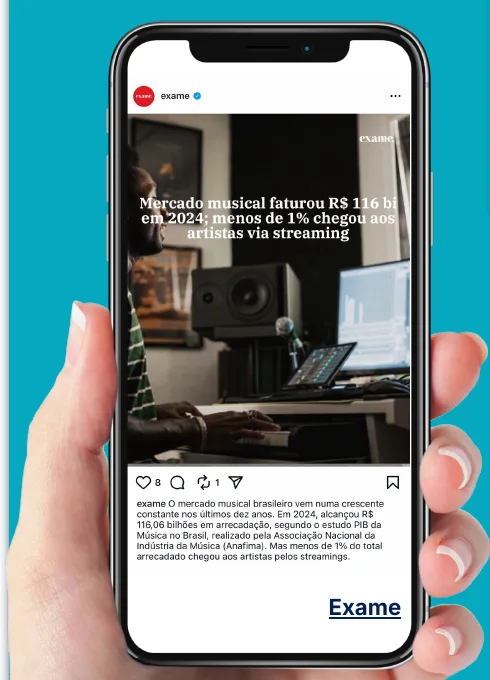 Mercado de música no Brasil fatura R$ 116 bi em 2024 — Exame